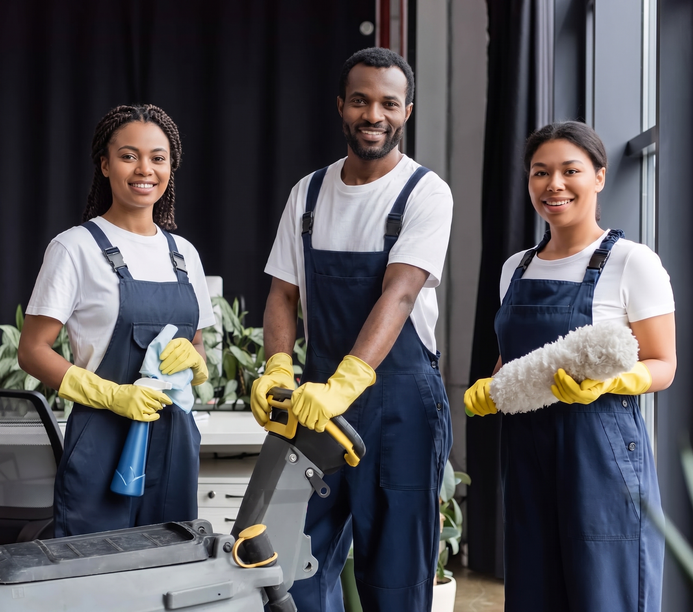 Our cleaning team